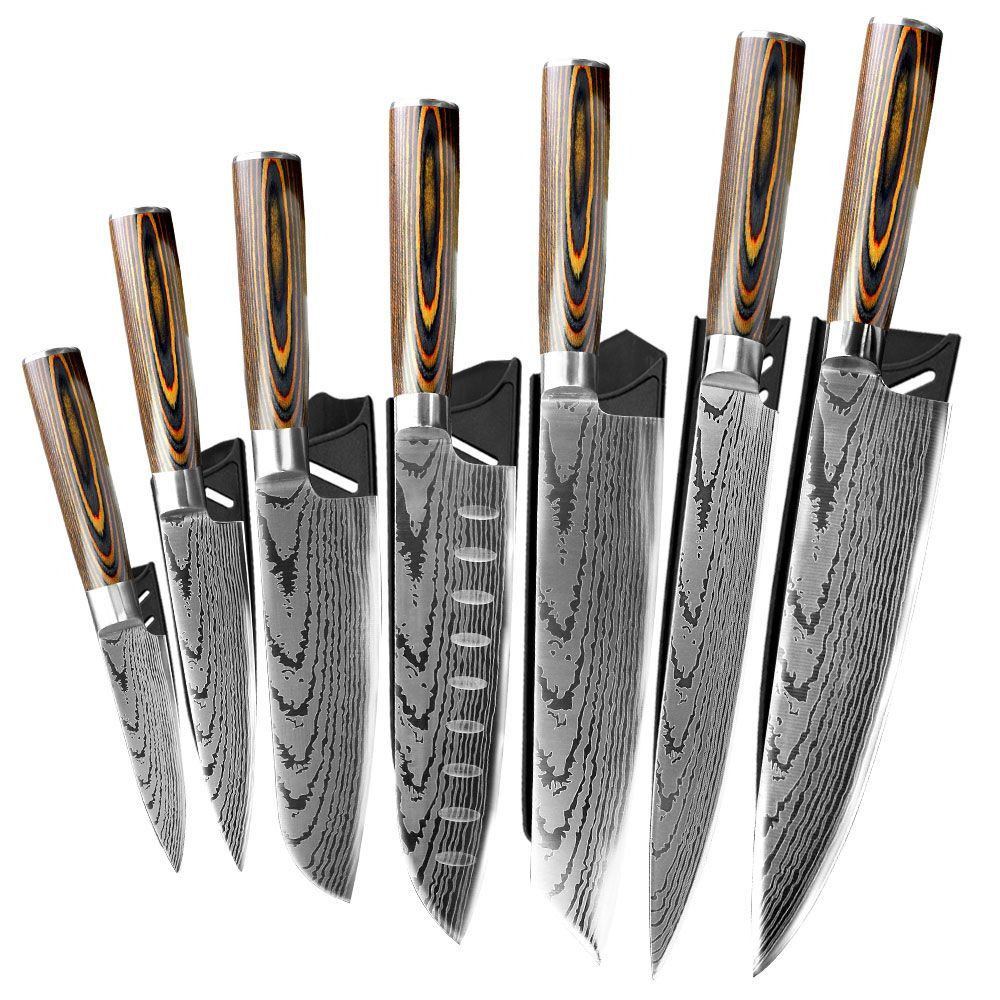 Набор кухонных ножей MYVIT, Нержавеющая сталь купить по низкой цене с ...