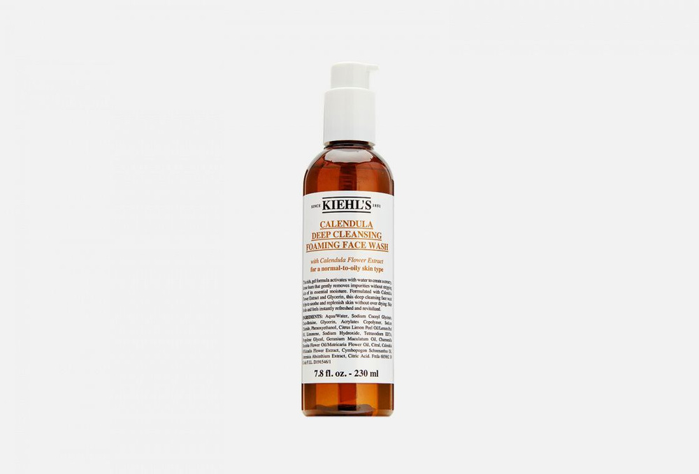 Kiehls Calendula Deep Cleansing Foaming Face Wash / Очищающая гель