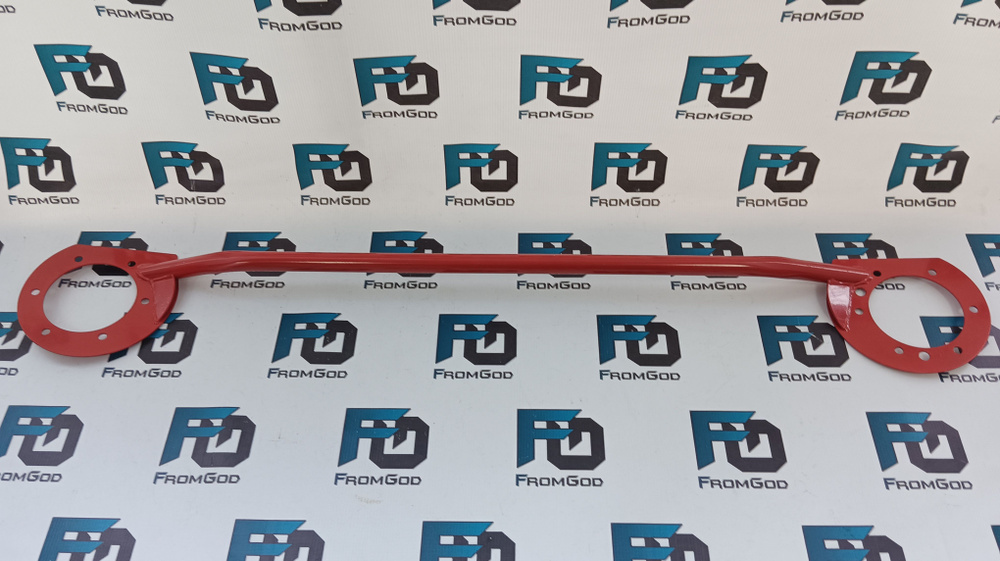 Растяжка передних стоек для ВАЗ 2108-2115 Не регулируемая Красная Спорт ...