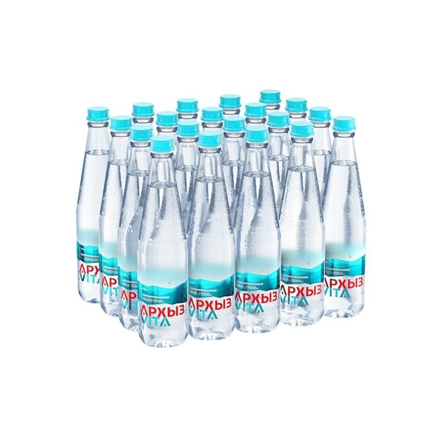 Вода минеральная негазированная Архыз 20 шт по 0,5 л стекло #1