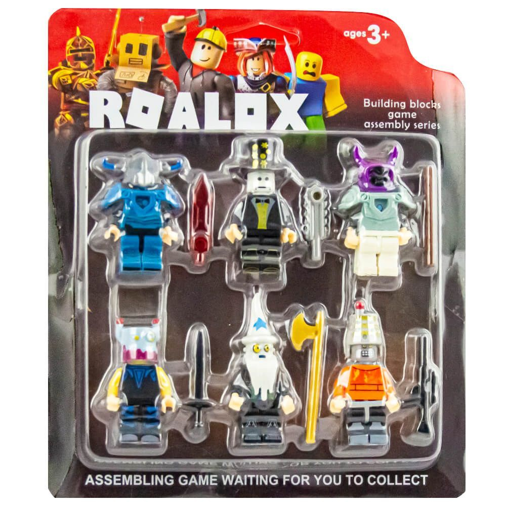 Игровой набор Фигурки Roblox Building blocrs game, 6 шт, Роблокс ...