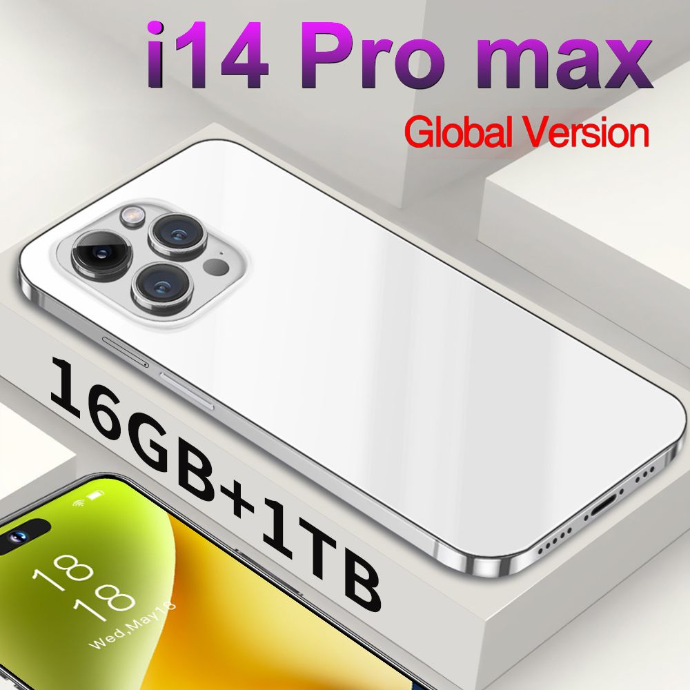 Смартфон Официальный флагманский магазин i14 Promax 7.3 дюйм OTG смартфоны  - купить по выгодной цене в интернет-магазине OZON (1109112109)