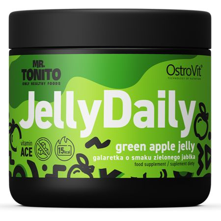 Желе Витаминное без сахара OstroVit Mr. Tonito Jelly Daily 350 г. Зеленое яблоко  #1