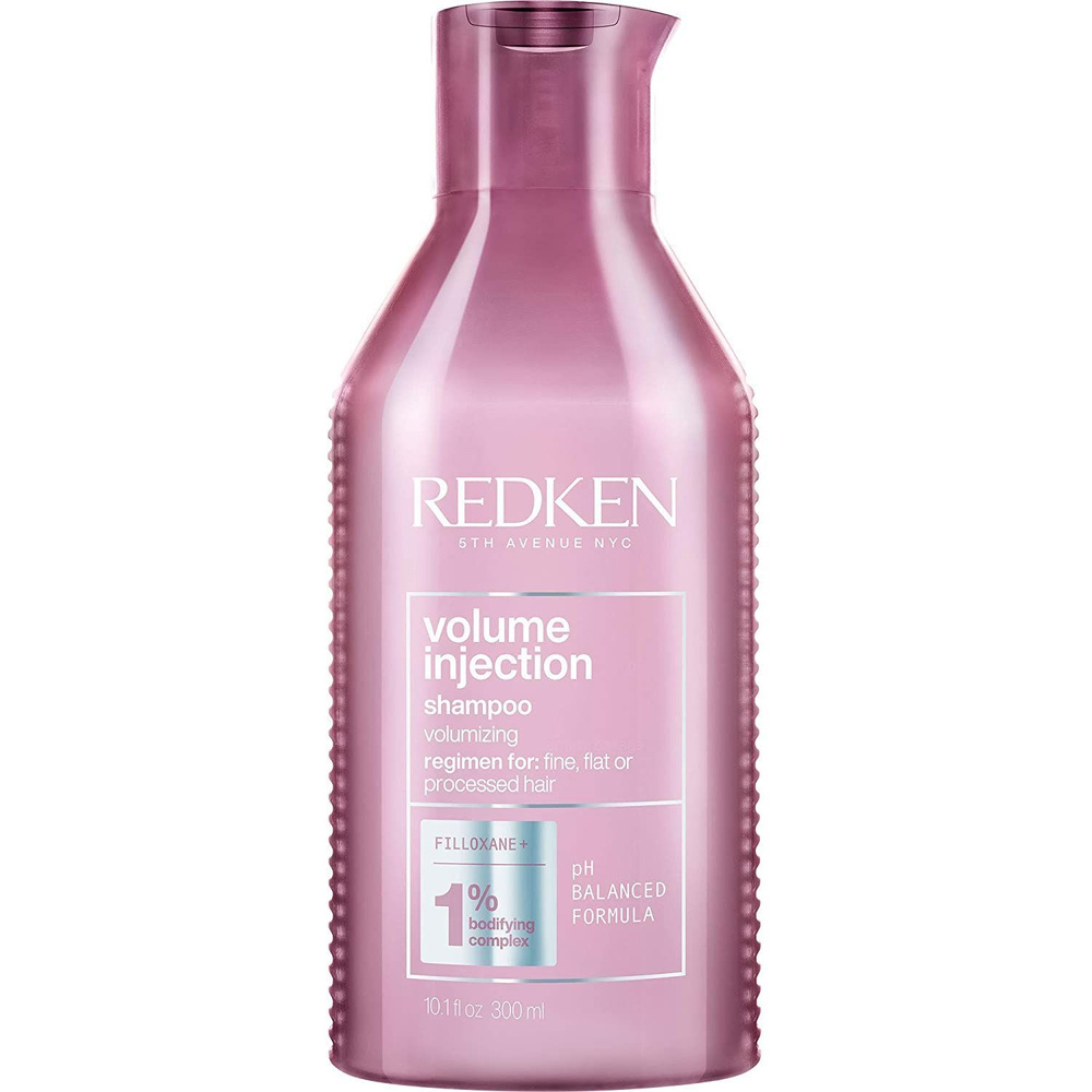 Redken Volume Injection Пухлые пушистые прямые вьющиеся волосы шампунь для  контроля масла 300 мл - купить с доставкой по выгодным ценам в  интернет-магазине OZON (1175196818)