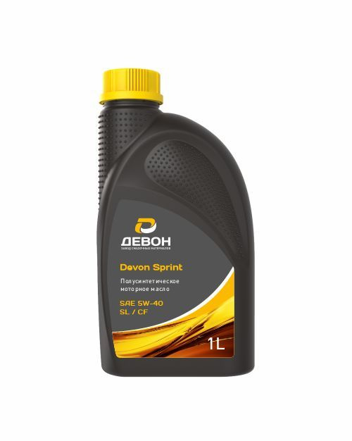 Devon девон sprint 5W-40 Масло моторное, Полусинтетическое, 1 л #1