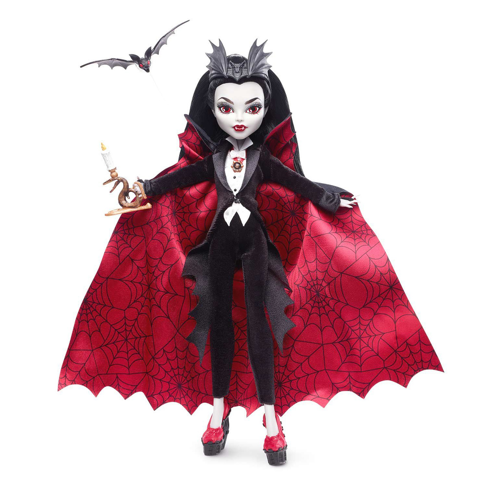 Кукла Дракула эксклюзив Монстер хай коллекционной Скулекторной серии  Monster high Dracula Skullector. - купить с доставкой по выгодным ценам в  интернет-магазине OZON (833625308)