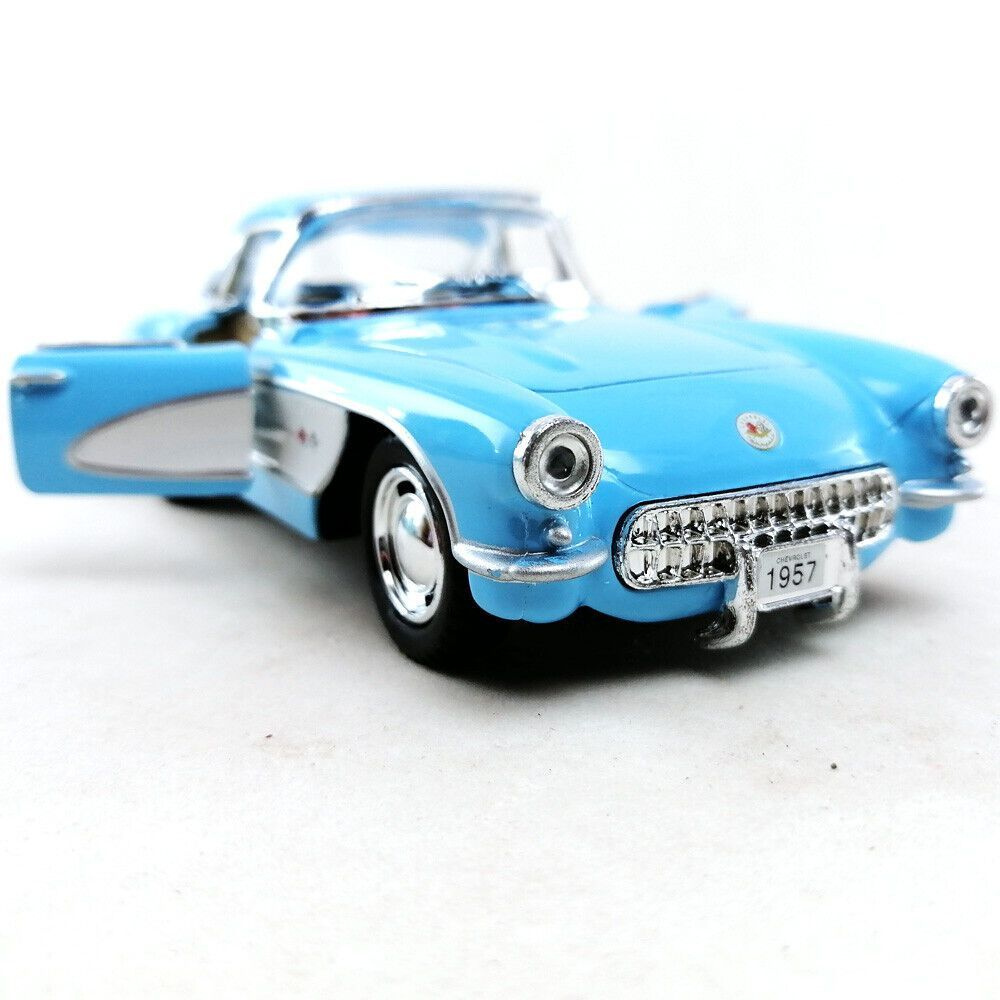 Машинка металлическая Шевроле Корвет Chevrolet Corvette 1957 Kinsmart 1/34 5316DKT металлическая, цвет #1