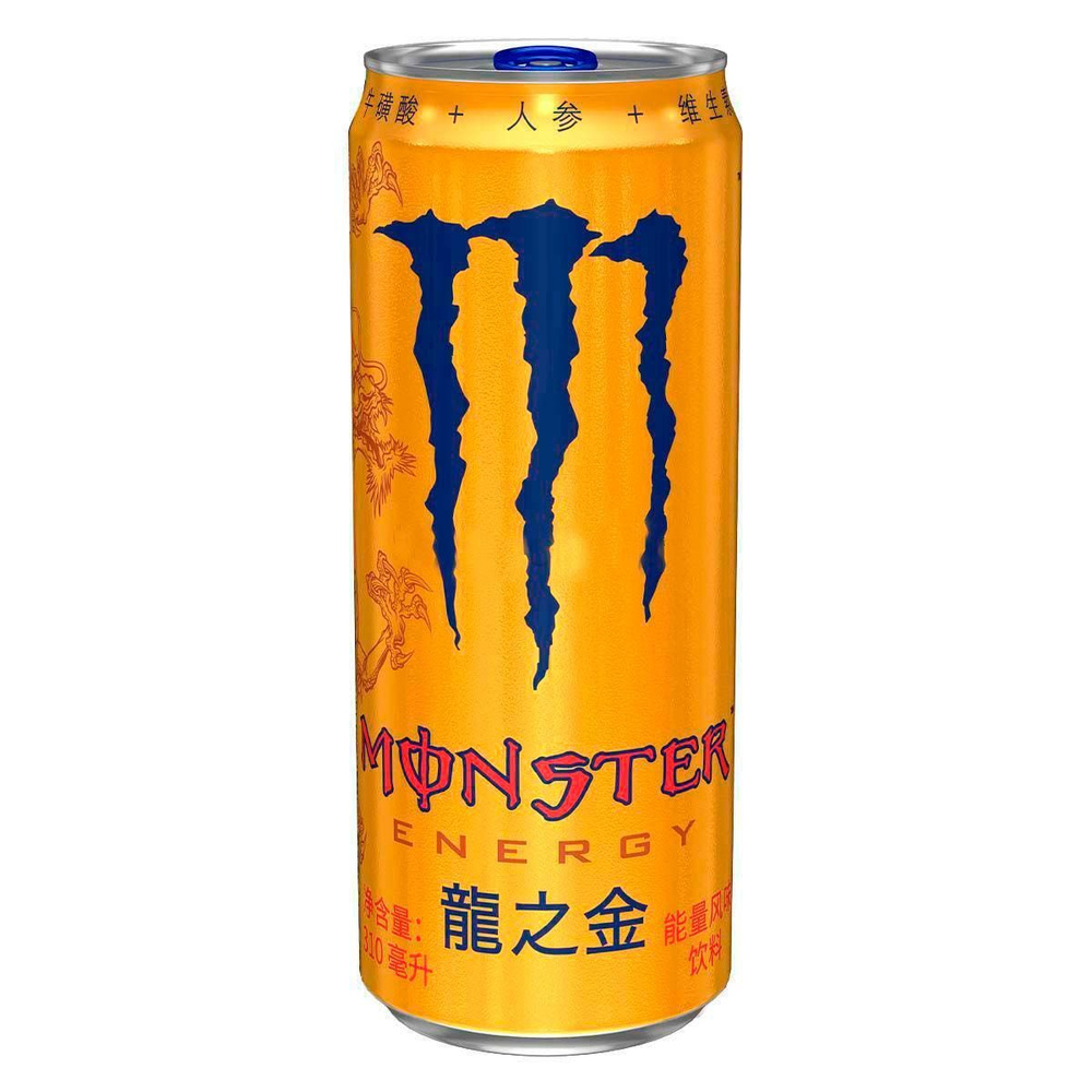 Энергетический напиток Monster Energy Dragon Gold Tea со вкусом лимона  (Китай), 310 мл - купить с доставкой по выгодным ценам в интернет-магазине  OZON (984003494)