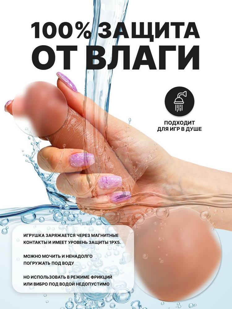 Фаллоимитатор, 19см #1