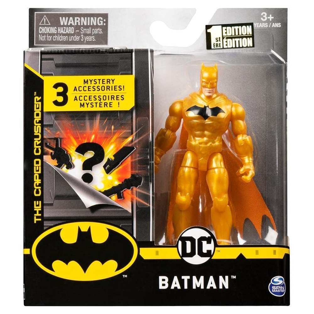 Spin Master DC Batman 2020 Defender Batman Gold Chase 4 inch Action Figure OZON 1589378618