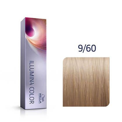 Wella Illumina Color 9/60 Очень светлый блонд фиолетовый натуральный  #1
