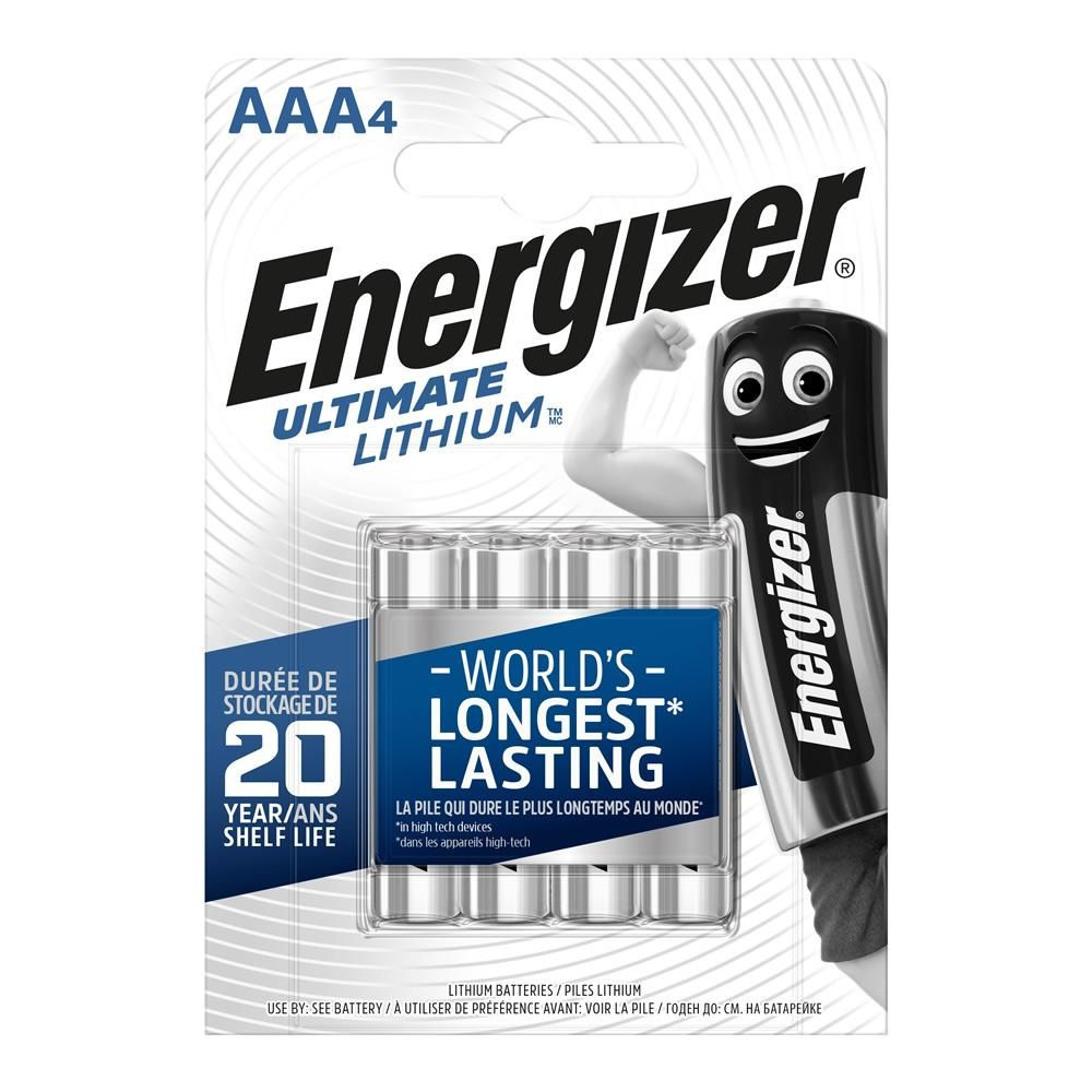 Батарейка FR03/AAA Energizer Ultimate Lithium BL4 , 4шт. #1