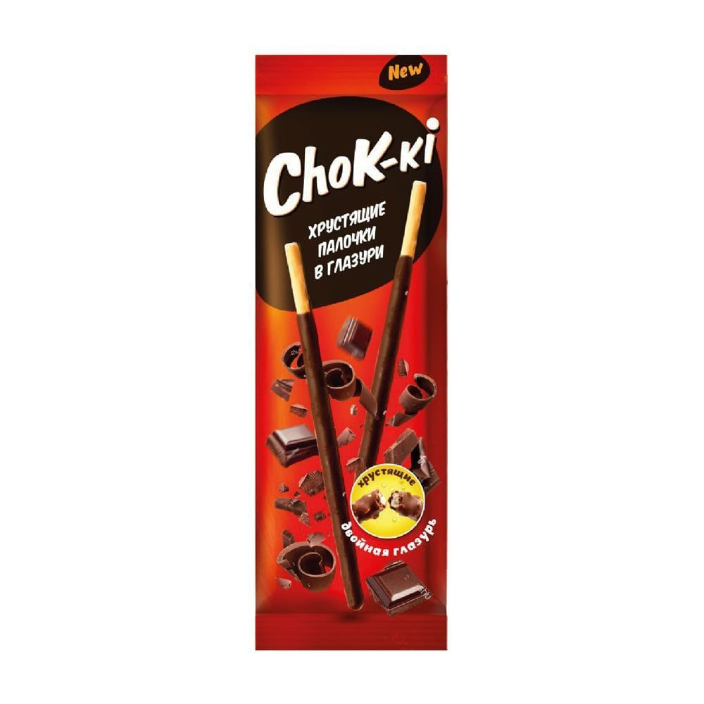 Хрустящие палочки в глазури "ChoK-ki", 40 г, Двойная глазурь #1