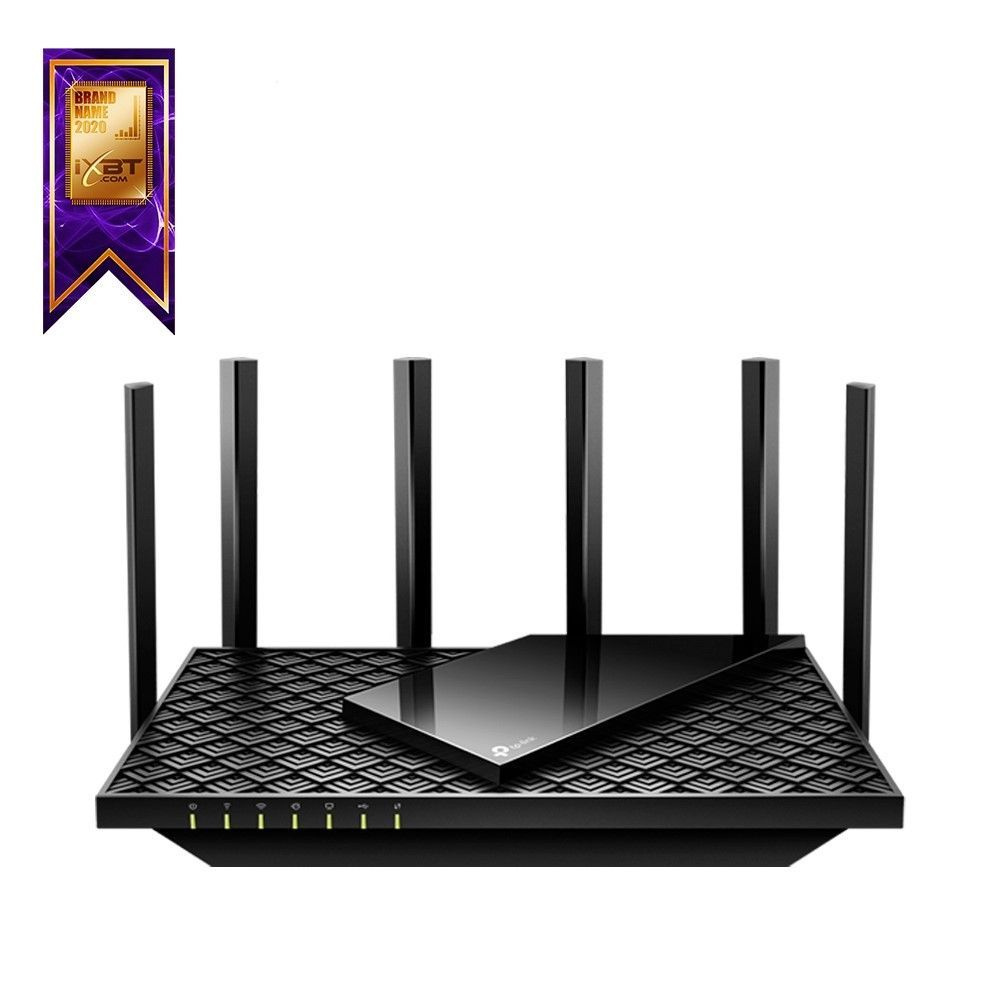 TP-Link Роутер двухдиапазонный гигабитный Wi-Fi 6 роутер Archer AX73  поддерживает OFDMA, MU‑MIMO, OneMesh