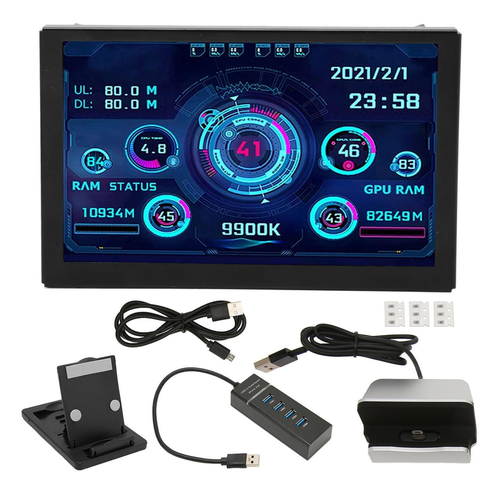 5-дюймовый монитор температуры компьютера купить на OZON по низкой цене ...