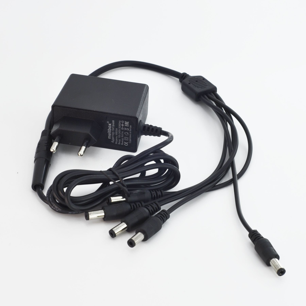 Блок питания с разветвителем на 5 устройств для педалей эффектов ...