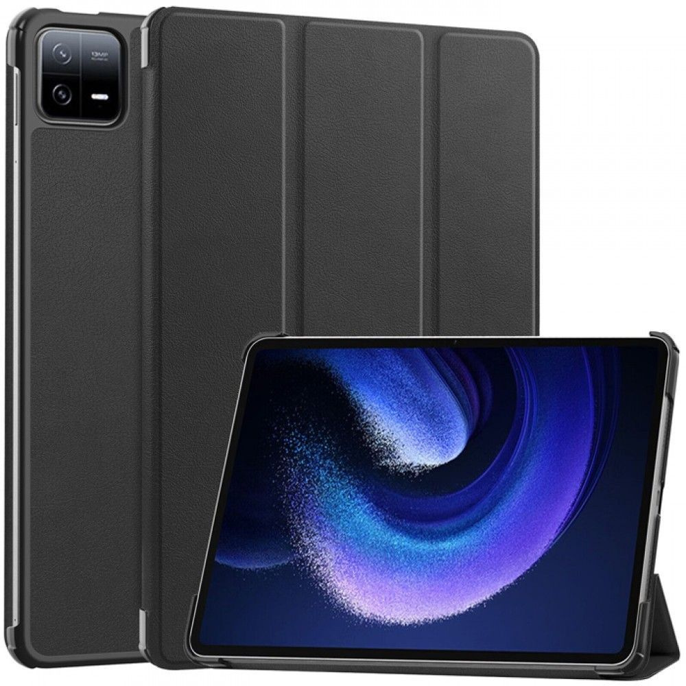 Набор чехол и стекло для планшета Xiaomi Pad 6/Pad 6 Pro/Ксиаоми Пад 6 2023  года, 11 дюйма, черный - купить с доставкой по выгодным ценам в  интернет-магазине OZON (1119617134)