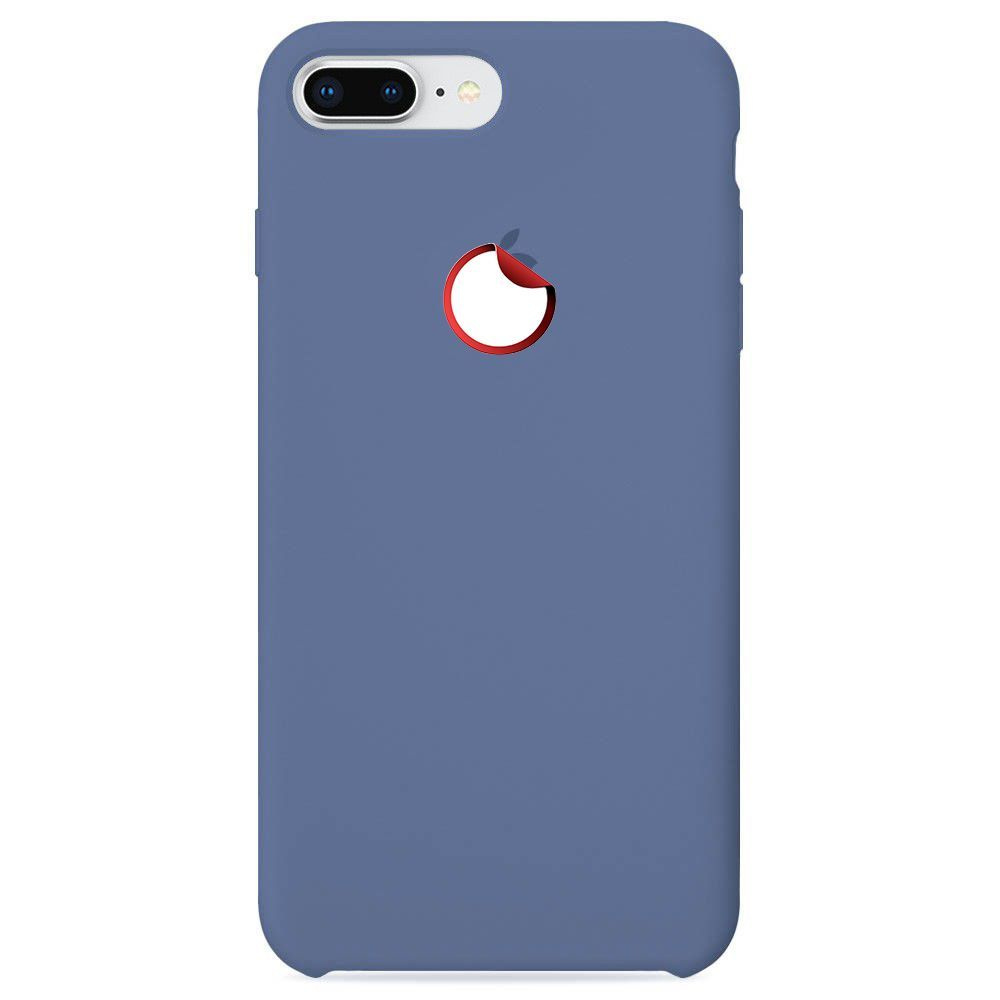 Силиконовый чехол для смартфона Silicone Case на iPhone 8 Plus / на Айфон 8  Плюс с логотипом, темный лед - купить с доставкой по выгодным ценам в  интернет-магазине OZON (327100211)