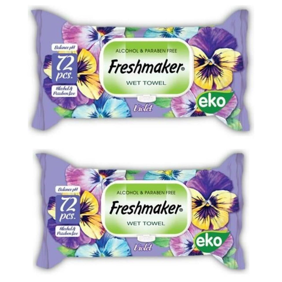 FRESHMAKER Влажные салфетки 72 шт - купить с доставкой по выгодным ...