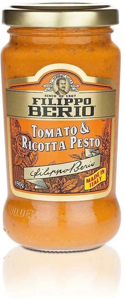 Соус Filippo Berio Томато & Ricotta Pesto 190 г - купить с доставкой по ...