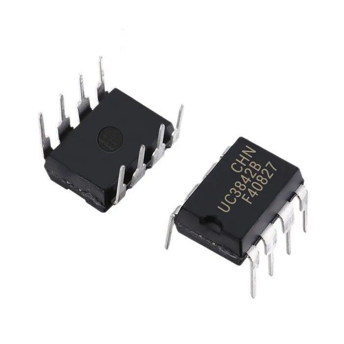 50 шт. UC3842BN, Микросхема, Токовый ШИМ-контроллер для AC-DC ...