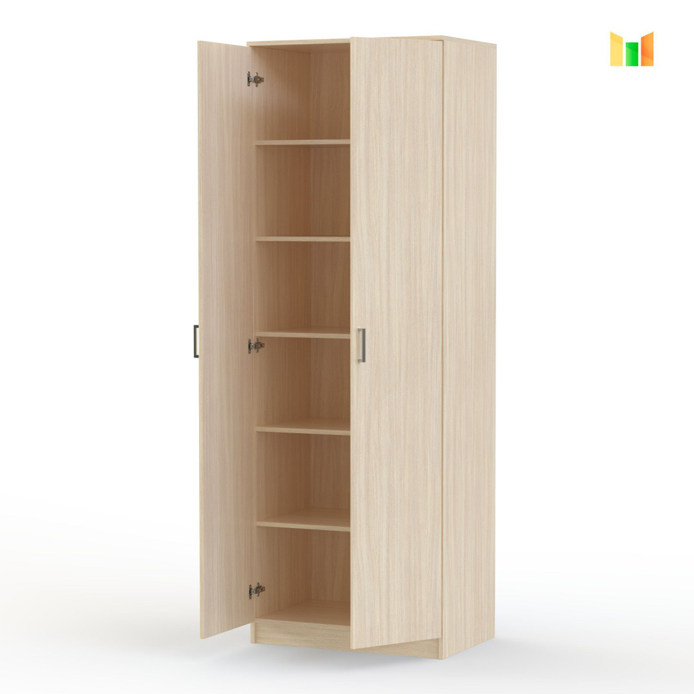 Шкаф распашной BestMebel Шкаф Эконом 4, 80x45x220 см - купить по ...