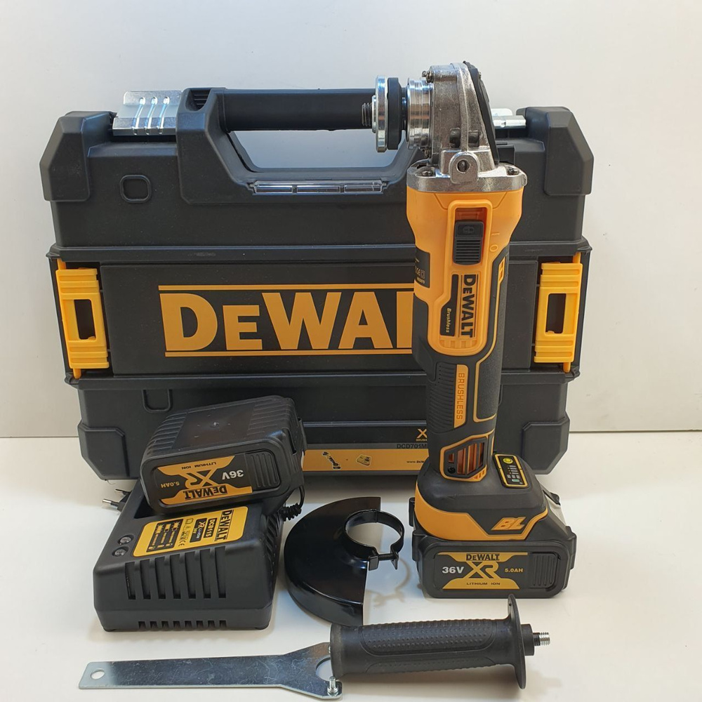 Шлифмашина угловая DeWalt Аккумуляторная болгарка DCD701MD1E /аккумуляторная  УШМ 36V - купить по низким ценам в интернет-магазине OZON (1496445567)