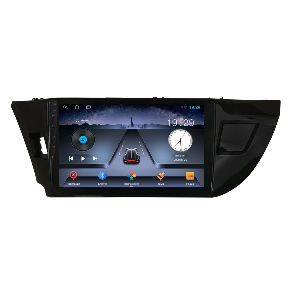 Магнитола Qled на Toyota Corolla IX 2012-2016 Android 1/32GB #1