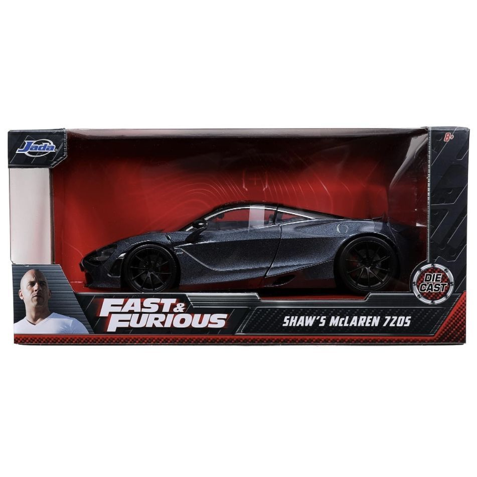 Подарки Fast & Furious: Hobbs & Shaw Hobbs 1: 24 McLaren 720S Литые  автомобили, игрушки для детей и взрослых - купить с доставкой по выгодным  ценам в интернет-магазине OZON (1160637358)