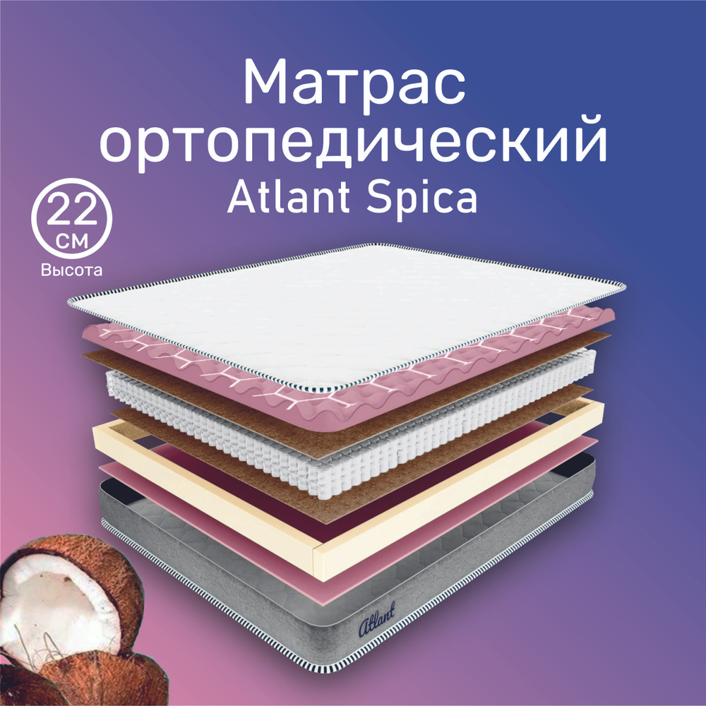 Nebula Матрас, Независимые пружины, 110х190 см #1