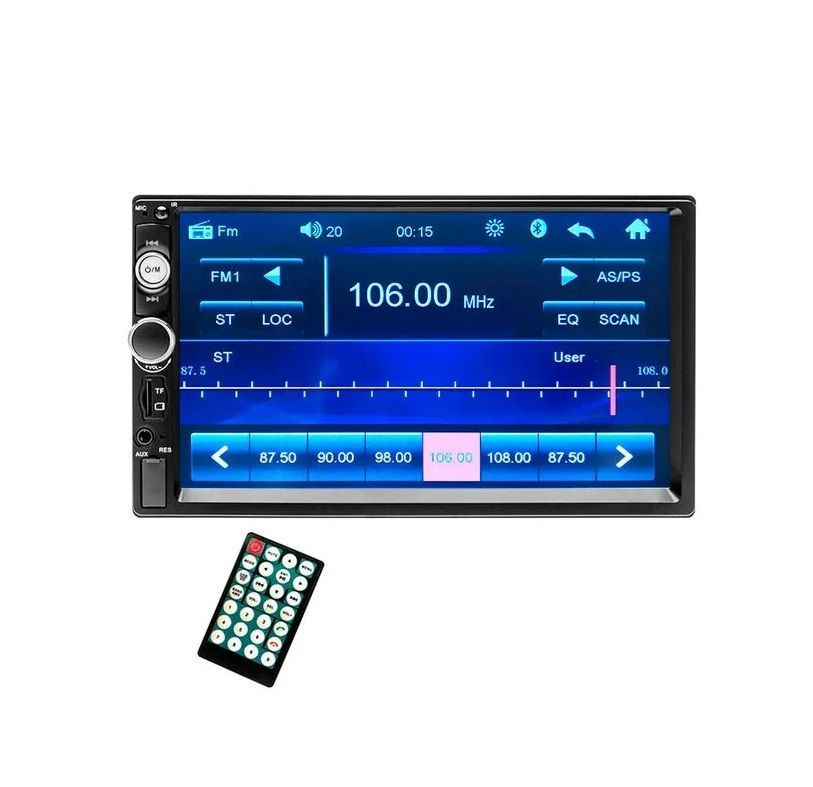 Магнитола для авто 7010 2DIN, AUX, USB, microSDUSB, MP3, Пульт ДУ ...