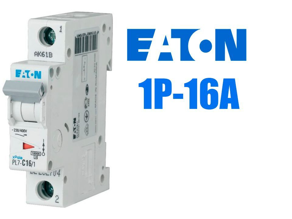 EATON Автоматический выключатель eaton 16А 1 #1