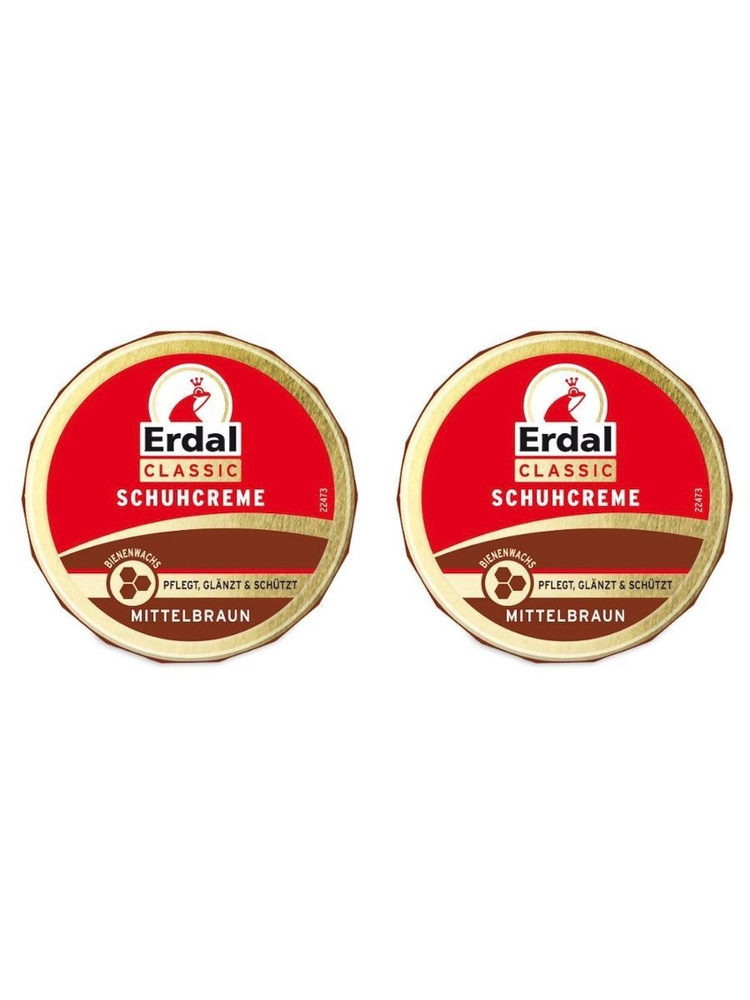 Erdal Крем для обуви Коричневый, 75 мл, шт купить на OZON по