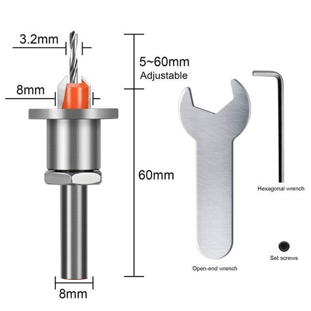 Деревообрабатывающий инструмент для снятия фаски с потайной головкой ...