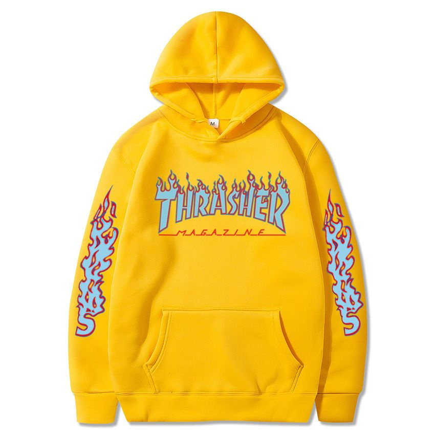 Yellow 2025 thrasher sweatshirt