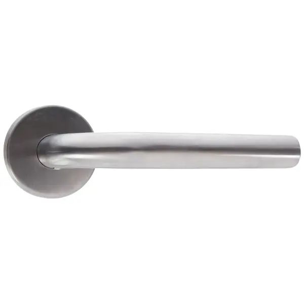 Дверная ручка Inspire Inox без запирания нержавеющая сталь диаметр 53 мм цвет серый  #1