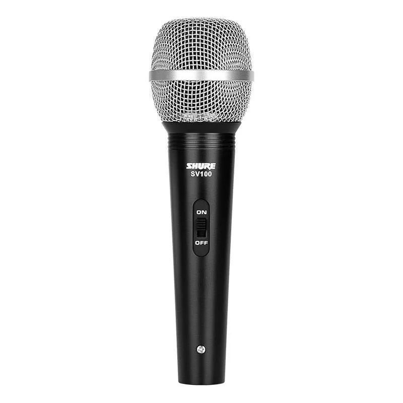 Shure Микрофон студийный Микрофон для живого вокала Shure SV100, черный, черный матовый  #1