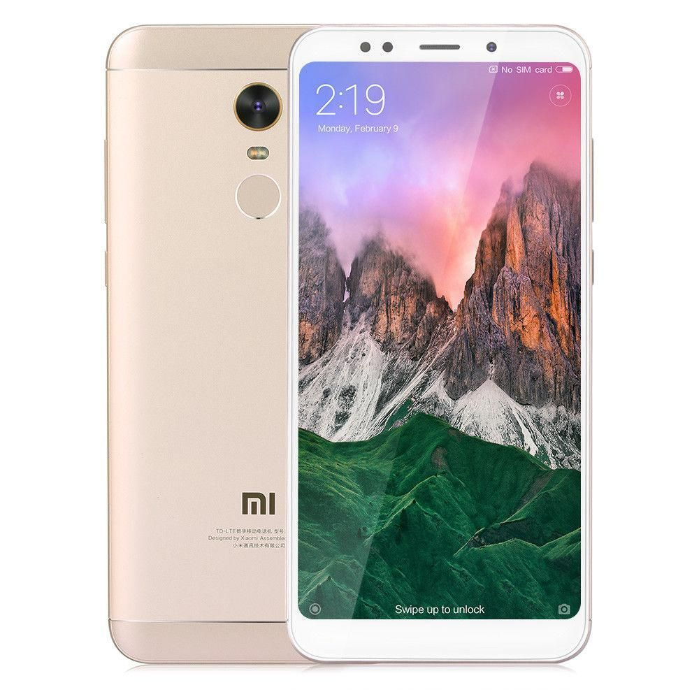 Xiaomi Смартфон Redmi 5 Plus 4/64 ГБ, золотой