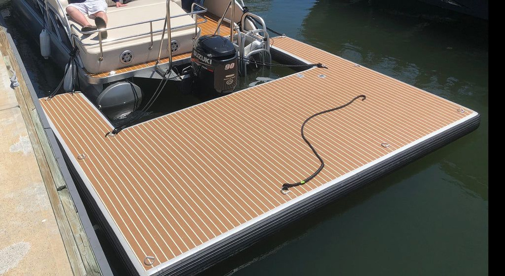 Надувной плот для катера с подвесным мотором XL купить по выгодной цене ...