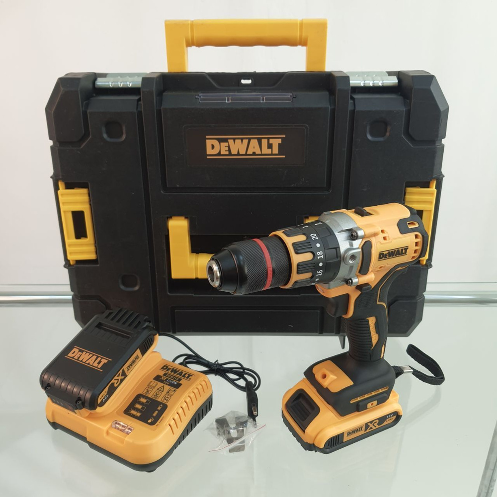 Ударный шуруповёрт DeWalt (оригинал), 2 АКБ + ЗУ — аренда в Москве