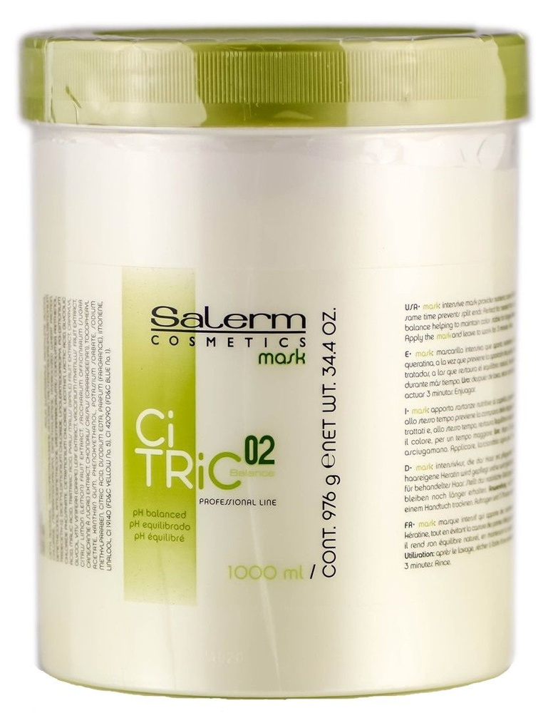 Salerm Cosmetics Маска для волос, 1000 мл - купить с доставкой по ...