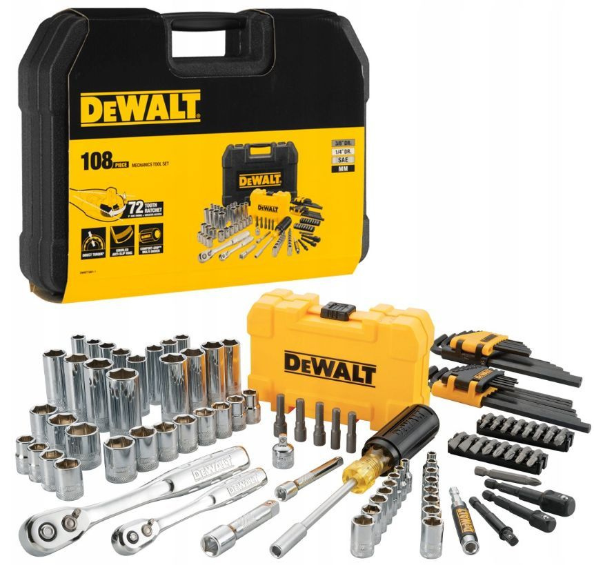 Dewalt 108 piece mechanics tool deals set