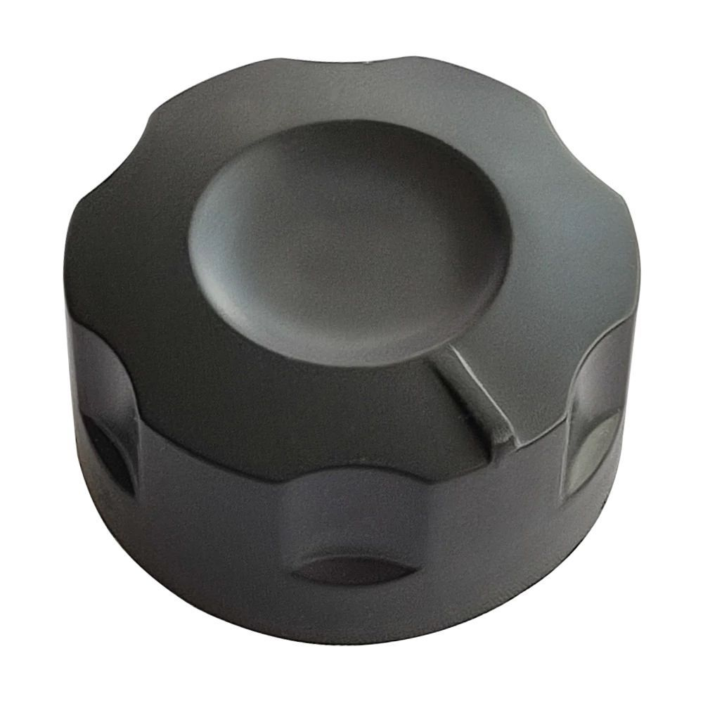 Рукоятка D42-20-S6 черная пластиковая для устройств с валом диаметром 6 мм, диаметр 42 мм, высота 20 #1