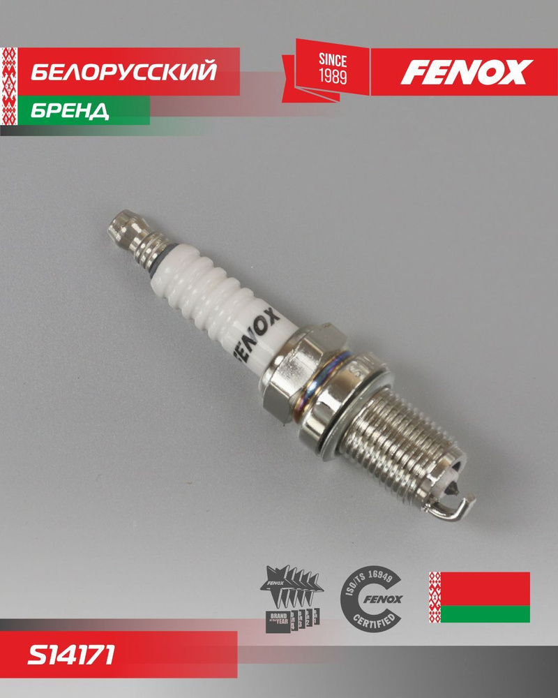 Свеча зажигания FENOX S14171 - купить по выгодным ценам в интернет-магазине  OZON (1218435201)