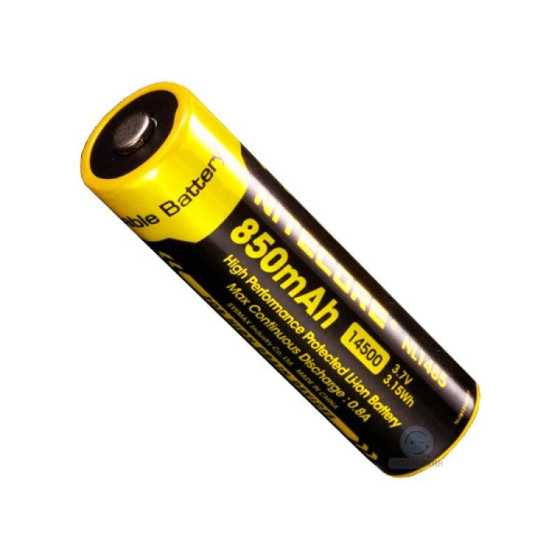NITECORE Аккумуляторная батарейка 14500, 3,7 В, 850 мАч - купить с ...
