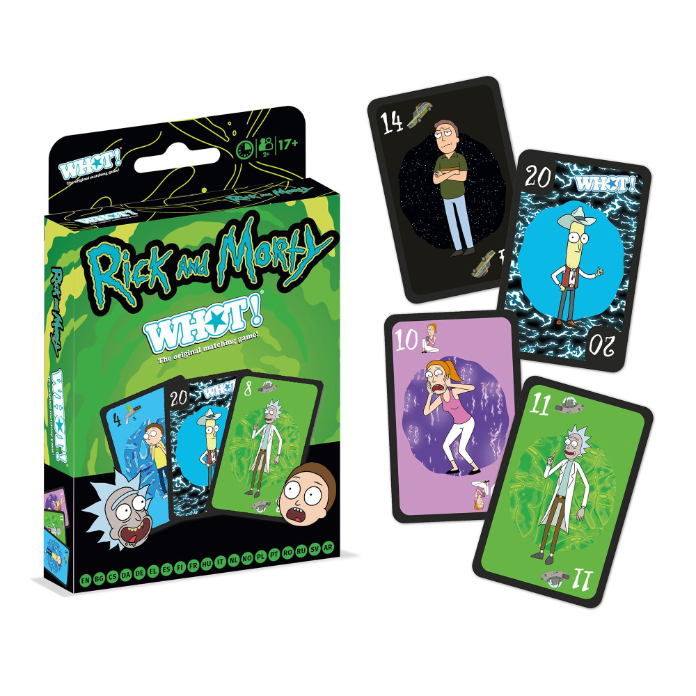 Настольная игра WHOT Rick and Morty / Игра Рик и Морти