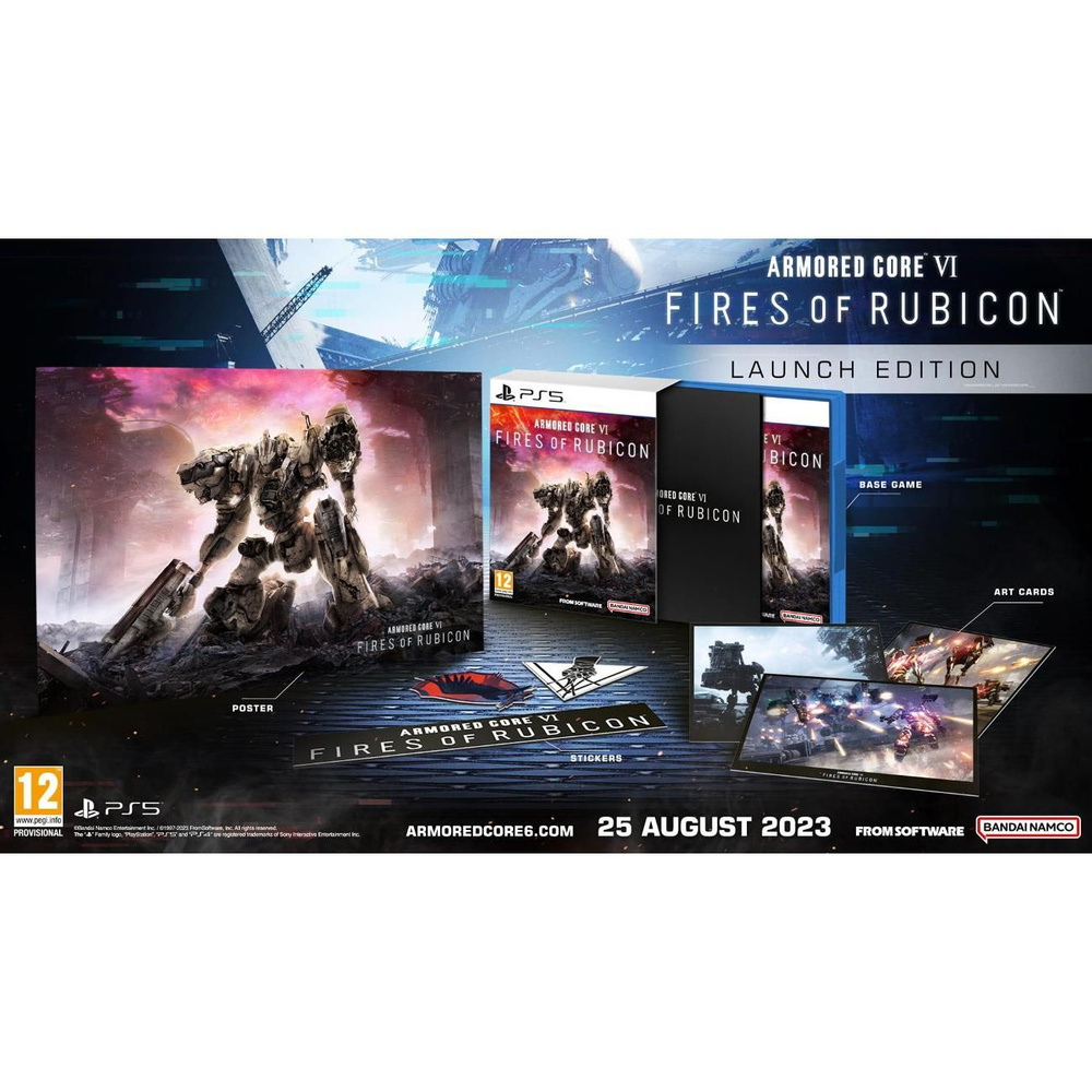 Игра Armored Core VI: Fires of Rubicon. Launch Edition (PlayStation 5,  Русские субтитры)