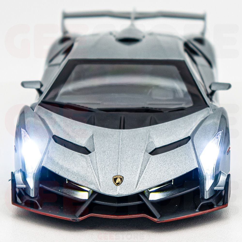 Детская машинка Lamborghini Veneno 1:24 с дымом - купить с доставкой по  выгодным ценам в интернет-магазине OZON (1224277097)