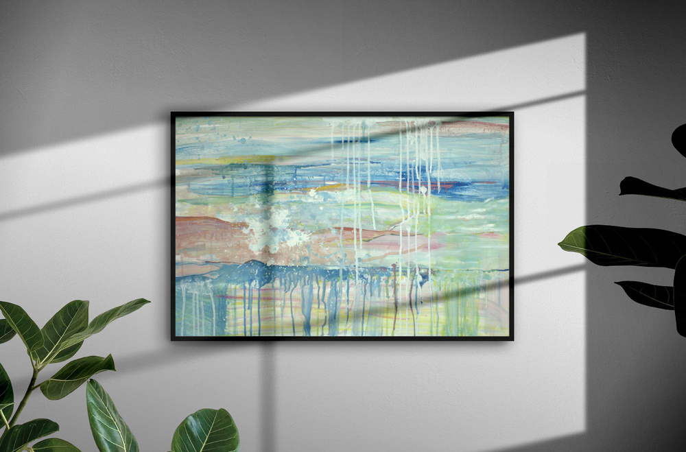 Постер для интерьера 30x40 Абстракция. Пейзаж #1