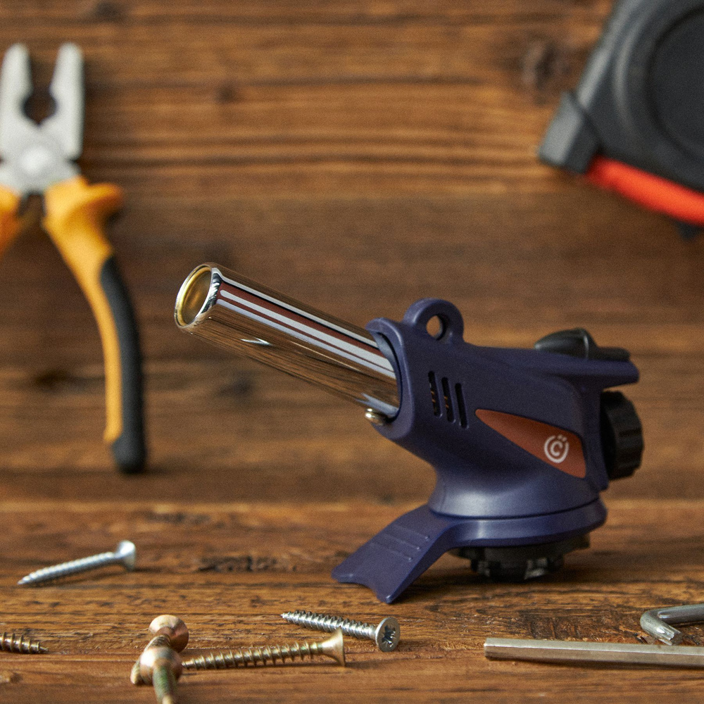 Горелка газовая с газогенератором, ВСЁГАЗИН, пьезоподжиг, цанговый ...